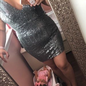 Silver Sparkly Dress